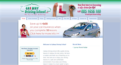 Desktop Screenshot of galwaydrivingschool.com